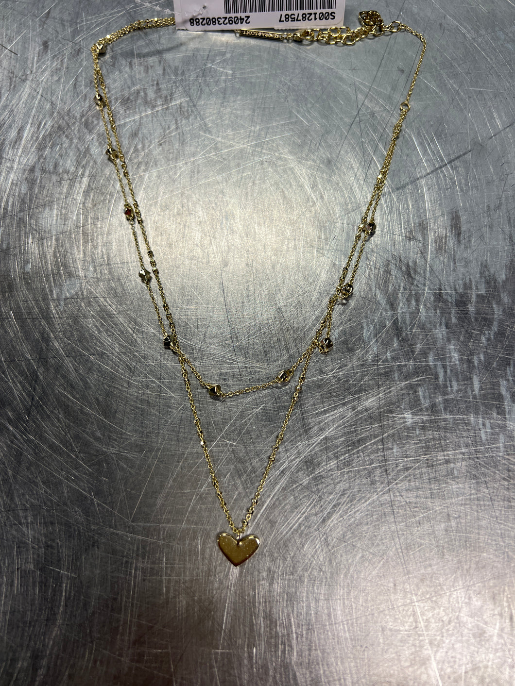 Kendra Scott Gold Heart Necklace