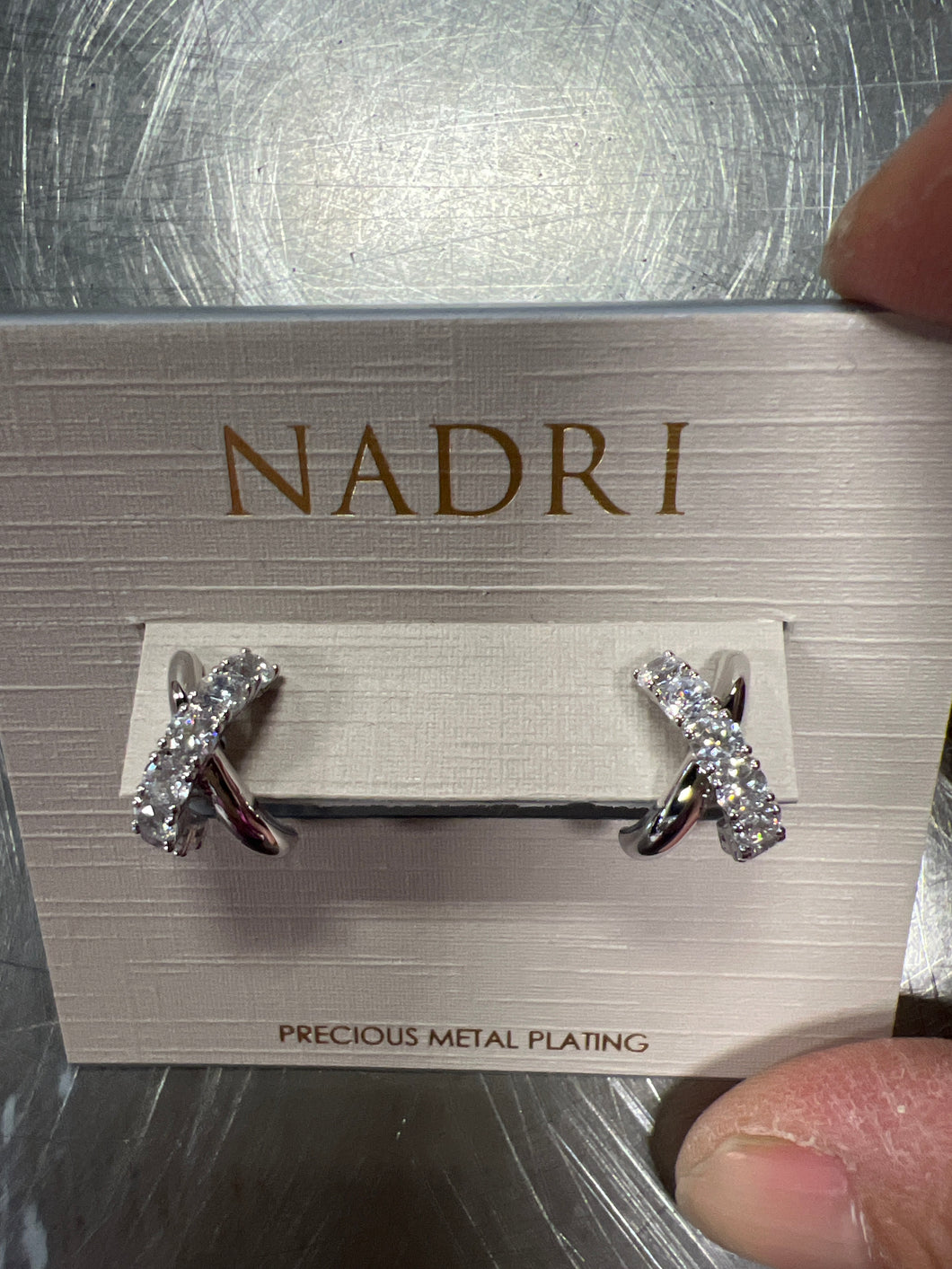 Nadri Earrings-cz x