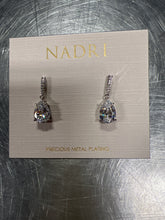 Load image into Gallery viewer, Nadri Earrings-cz dangle drop
