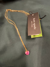 Load image into Gallery viewer, Kate Spade Necklace-pink heart
