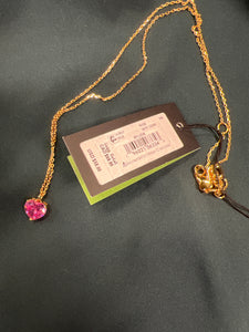 Kate Spade Necklace-pink heart